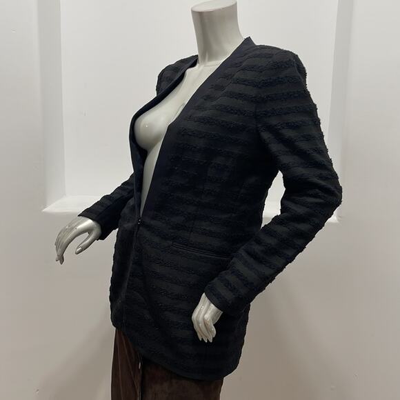 Bcbgmaxazria Lawson  Blazer Jacket Black Size M - Picture 5 of 12